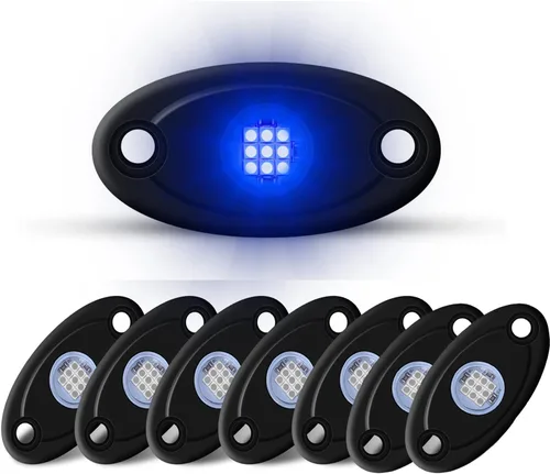 Vista 15 de 4Pods - Luces LED de rock, luz azul neón