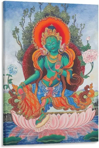 Vista 32 de Póster artístico con texto en inglés «Lord Shiva And His Family» («Lord Shiva And His Family») - Póster decorativo moderno para decorar la pared