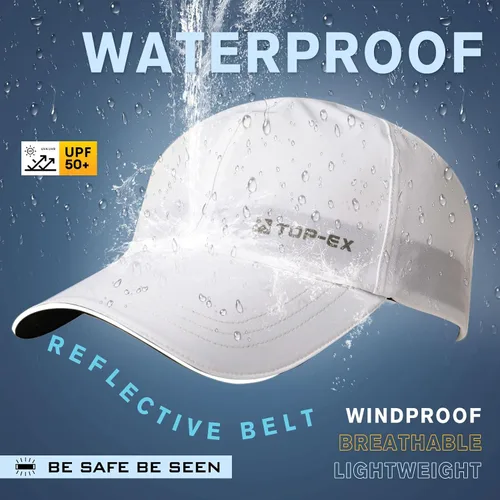 Vista 4 de TOP-EX Oversize XL XXL XXXL Baseball Cap Waterproof Running Hat for Extra Large Heads Men