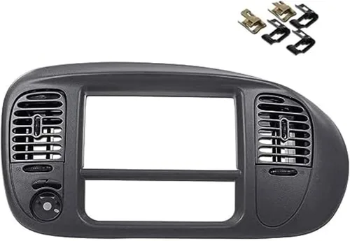 Vista 11 de Conjunto de bisel para panel de radio del salpicadero central compatible con Ford F-150 Expedición 97-03 Radio salpicadero central bisel panel