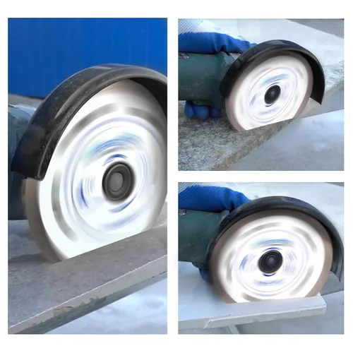 Vista 2 de 3 hojas de sierra de diamante para amoladora angular, disco indestructible súper fino para cortar mármol de granito de cerámica de porcelana, 3