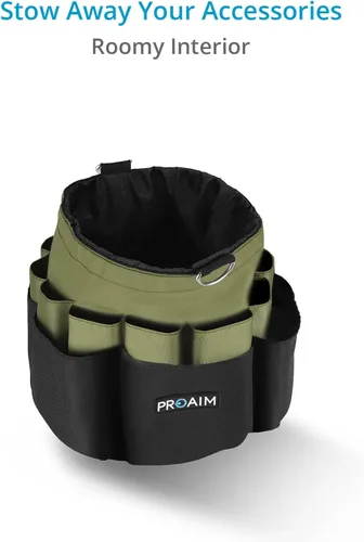 Vista 3 de PROAIM Bolsa Cube Stand-by para asistentes de cámara, puños y técnicos Viene con cómoda correa para el hombro para herramientas de utilidad
