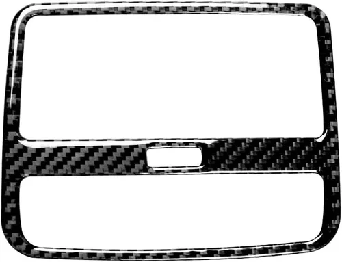 Vista 27 de Blazeray Accesorios interiores de fibra de carbono, cubierta decorativa, ajuste adhesivo para Audi A4 B9 2017-2019 (cubierta de perilla central)