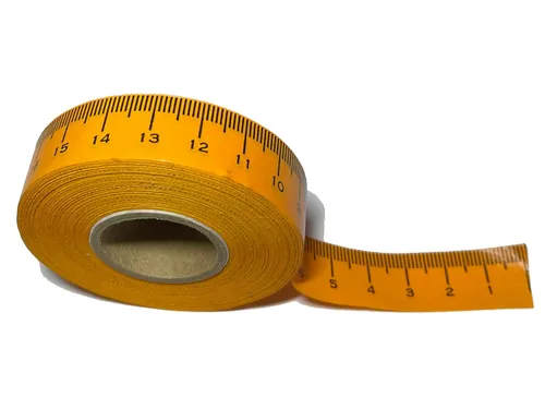 Vista 3 de Regla de cinta métrica adhesiva para mesa de 20 yardas (CM, de izquierda a derecha)