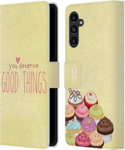 Vista 36 de Head Case Designs Assortment Cupcakes Happiness Leather Wallet Case Compatible with Samsung Galaxy A07 4G Surtido