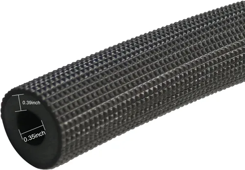 Vista 2 de Tubo de aislamiento para tuberías, BESUNTEK de 6 pies de longitud con preservación del calor, tubo de espuma aislado con agarre de soporte