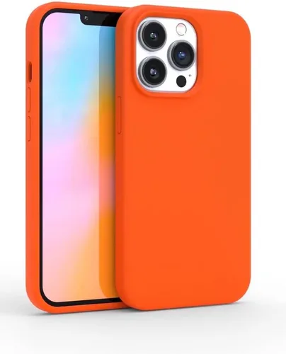 Vista 19 de FELONY CASE Funda de silicona verde neón para iPhone 12 Pro Max Silicona líquida con forro de microfibra antiarañazos, funda protectora a prueba