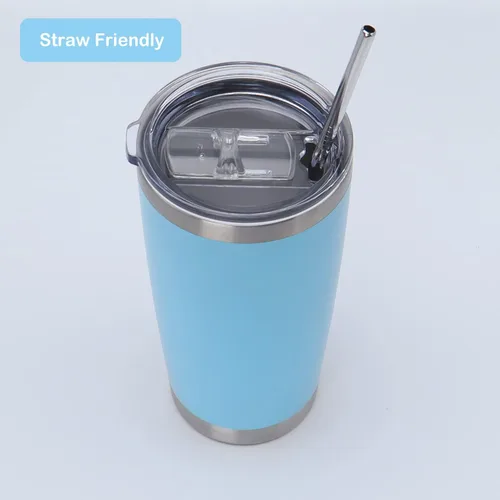 Vista 2 de DOCIK Tapas a prueba de salpicaduras para vaso Yeti Rambler Ozark Trail de 20 onzas y más vasos de viaje, también aptas para Yeti Lowball de 10