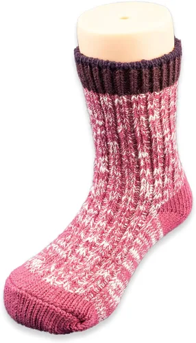 Vista 5 de Calcetines para bebés y niñas 3 pares de calcetines de algodón de punto grueso y sin costuras gruesos cálidos sin costuras para niños calcetines
