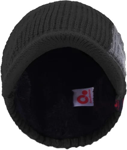 Vista 61 de Janey&Rubbins Gorro de punto diario con orejeras con forro polar y calavera