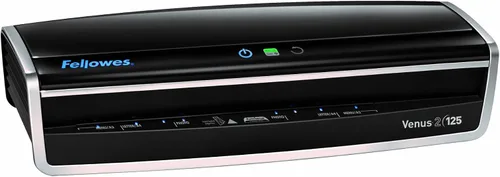 Vista 3 de Fellowes Laminador Venus 2 125, máquina laminadora de calentamiento rápido de 30-60 segundos, con kit de bolsas de laminación (5734801), negro