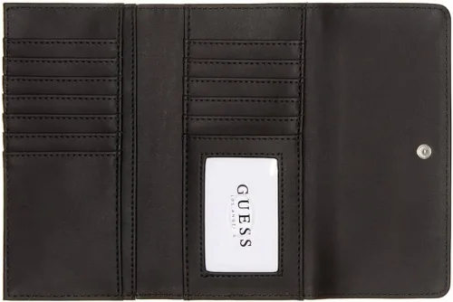Vista 3 de GUESS Bolso de embrague grande acolchado para mujer - Negro, Negro -, Tri-fold