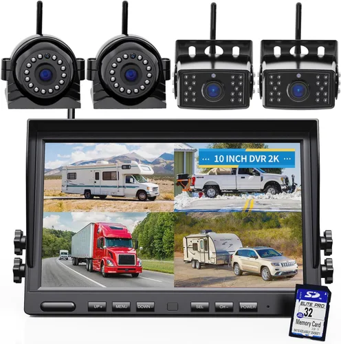 Vista 11 de ERT01 Cámara de respaldo HD para placa de matrícula de visión trasera cámara de reversa universal para camioneta, automóvil, SUV, ángulo perfecto
