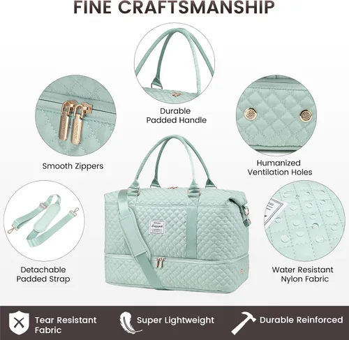 Vista 5 de Bolsa de viaje acolchada Weekender Bag para mujer