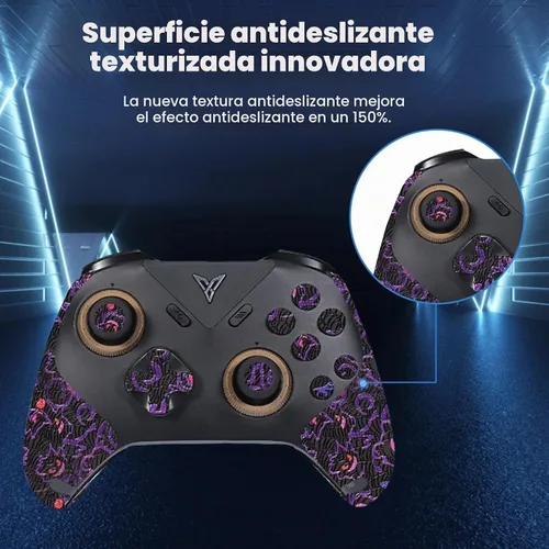 Vista 5 de NOUKAJU [Controlador + botón] Cinta de agarre de cobertura completa para FLYDIGI Vader 5 Pro, kit de actualización profesional de ratones