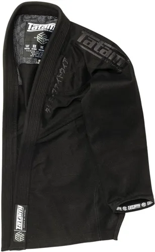Vista 7 de Tatami Fightwear Estilo Black Label Jiu Jitsu Gi para hombre con chaqueta de tejido perla premium de 550 GSM, pantalones BJJ y bolsa