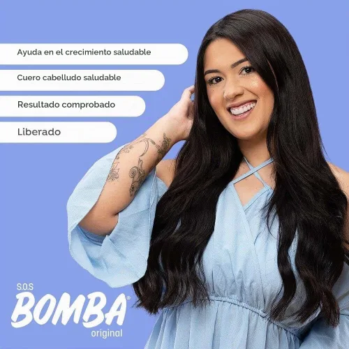 Vista 7 de Salon Line - Linha SOS Bomba (Crescimento) - Tonico Fortalecedor 100 Ml - (SOS Bomb (Crecimiento) - Tónico Fortalecedor 3.38 Fl Oz)