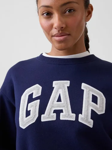 Vista 4 de Gap Sudadera Heritage para mujer Uniforme Marina Il