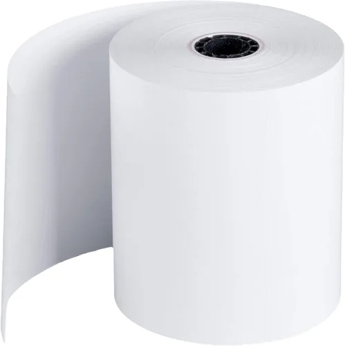 Vista 2 de (10 Rolls) 3 1/8 x 230 thermal paper square POS cash register thermal receipt paper rolls bpa free BuyRegisterRolls