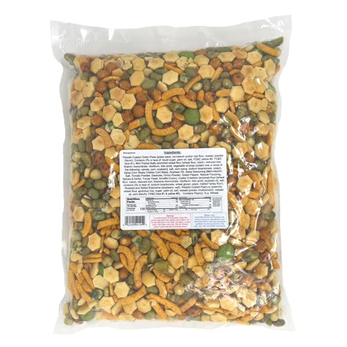 Vista 3 de Yankee Traders, mezcla picante de wasabi Trail Snack - Bolsa de 2 libras