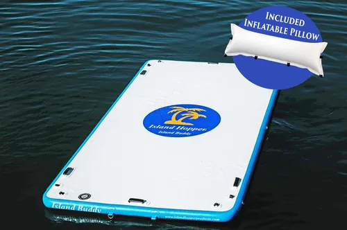 Vista 10 de Island Hopper Island Buddy - Muelle inflable para plataforma de agua