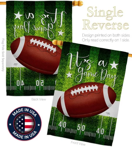 Vista 3 de Decoración del Super Bowl 2023 para decoración del hogar, arte de pared para habitación, patio, porche, césped, jardín, bandera, poste, tapiz al