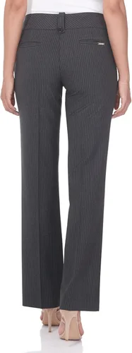 Vista 3 de Rekucci - Pantalón de vestir ligeramente acampanados, elásticos y de efecto adelgazante para mujer, Straight, 4