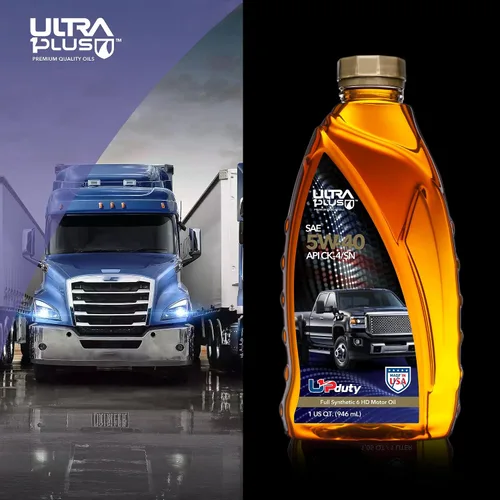 Vista 5 de ULTRA 1PLUS SAE 5W-40 Aceite de Motor Diésel Completamente Sintético de Servicio Pesado - Aceite de Motor 5W 40 API CK-4/SN (1 Galón)