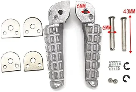 Vista 2 de Reposapiés trasero para motocicleta Ducati Monster 620 Dark, 797 797 Plus, 795 696 796 1100/S/EVO para Ducati Multistrada 1100/Hypermotard