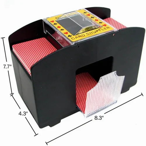 Vista 7 de Mezclador de cartas automático de 4 barajas Trademark Poker