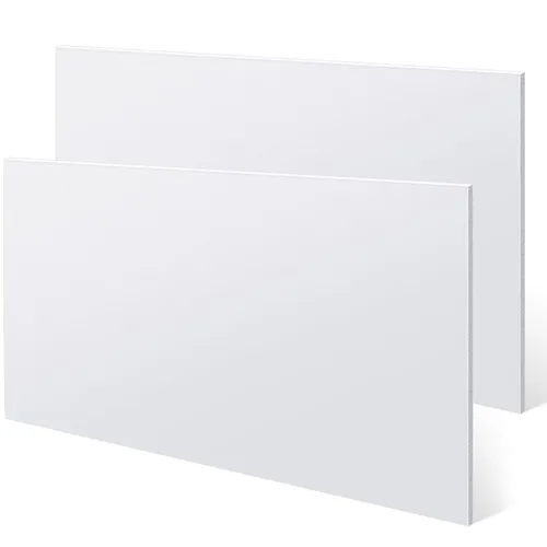 Vista 17 de Sasylvia 1 Pcs 1/2" X 12'' X 16'' Blanco HDPE Hoja de plástico
