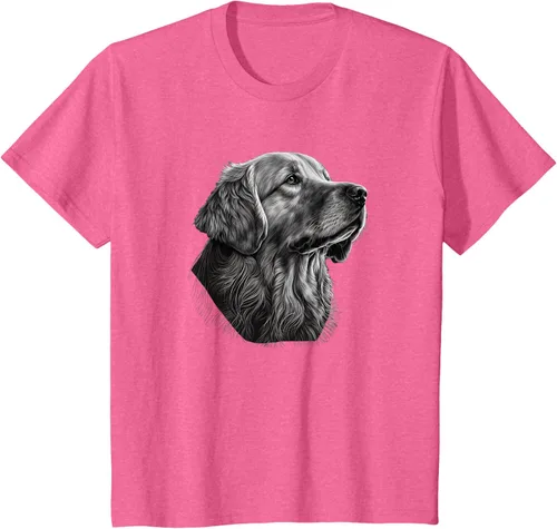 Vista 41 de Camiseta divertida Golden Retriever, Negro