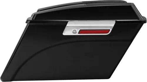 Vista 3 de XMT-MOTO - Alforjas rígidas con tapas de altavoz de 6 x 9 pulgadas+soportes de conversión cromados para Harley Davidson modelos Softail 1984-2017