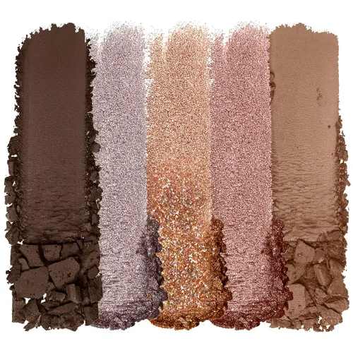 Vista 2 de wet n wild Color Icon - Paleta de 5 bandejas de maquillaje de sombra de ojos, camuflaje rosa, mate, brillante, metálico, de larga duración, rico