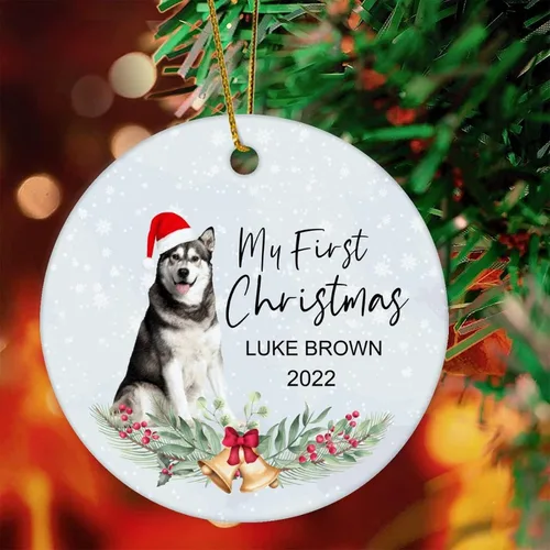 Vista 22 de 1st First Christmas Pet Ornament 2022 Dog Christmas Bauble Custom Ornament Dog Lover Gifts Personalised Dog Name Ornament English Cocker Spaniel Gift