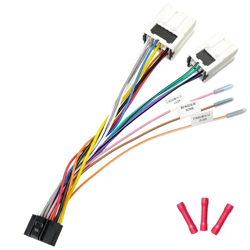 Vista 9 de Arnés de cableado estéreo para Nissan Adaptador de radio ISO a conector de 20 pines compatible con Altima Sentra Frontier Versa Xterra Murano Leaf