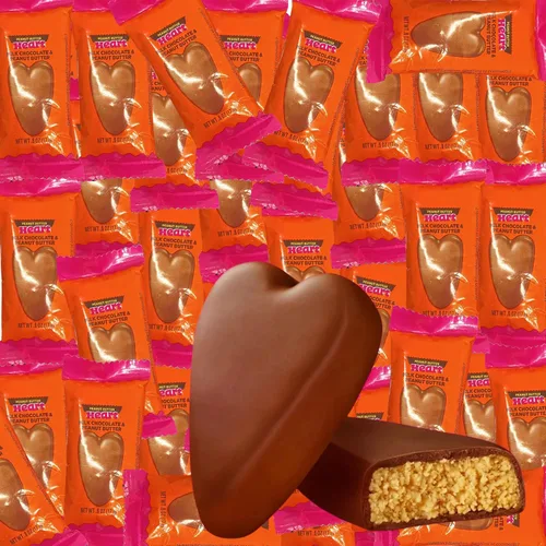 Vista 2 de Bates de mantequilla de maní de chocolate para Halloween, 2 libras a granel, chocolate con leche en forma de murciélago, dulces de Halloween