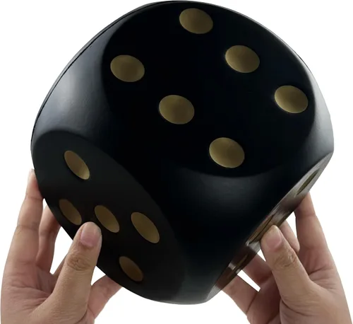 Vista 4 de Dados de espuma jumbo de 5.9 pulgadas, un juguete gigante educativo lleno de diversión para noches de juego y sesiones de aprendizaje