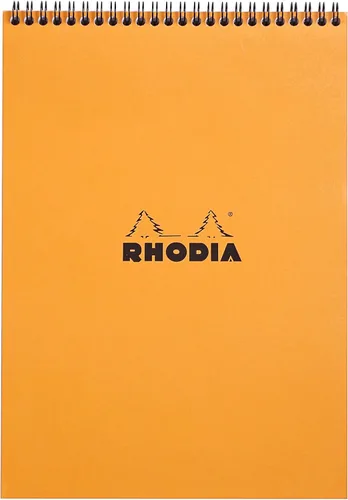 Vista 16 de Rhodia Bloc de notas encuadernado con alambre, A4, punto - negro (185039C)