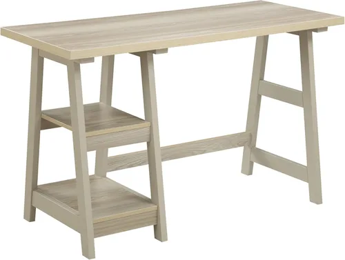 Vista 15 de Escritorio de caballete Convenience Concepts Designs2Go, Madera manufacturada, Blanco