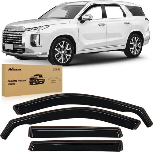 Vista 25 de Nilight - Deflectores de lluvia en canal para Ford Bronco Sport 2021 2022 2023 2024, deflectores de ventana originales, viseras de ventilación