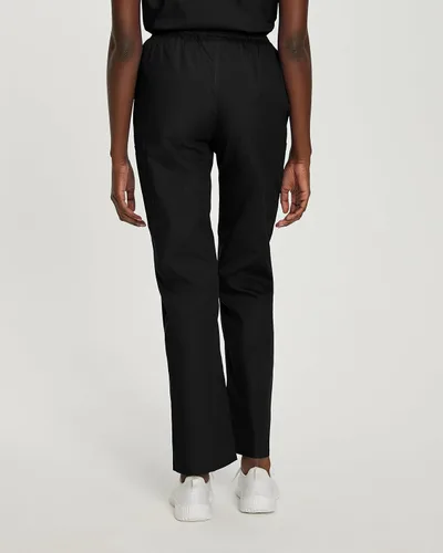 Vista 3 de Scrub Zone 83221 - Pantalones elásticos tipo cargo de 3 bolsillos para mujer, gris