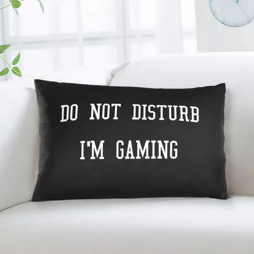Vista 6 de Personalized Custom Photo Pillow Cover 12x20 Rectangular Cushion Case Customize with Your Photo, Text and Logo; Soft Durable Fabric, Personalized