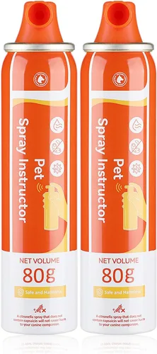 Vista 9 de Spray Corrector para Perros 80ml 1Paquete Spray Corrector para Perros Adiestrador de Perros para Detener Ladridos, Saltos, Robo de Comida, Peleas