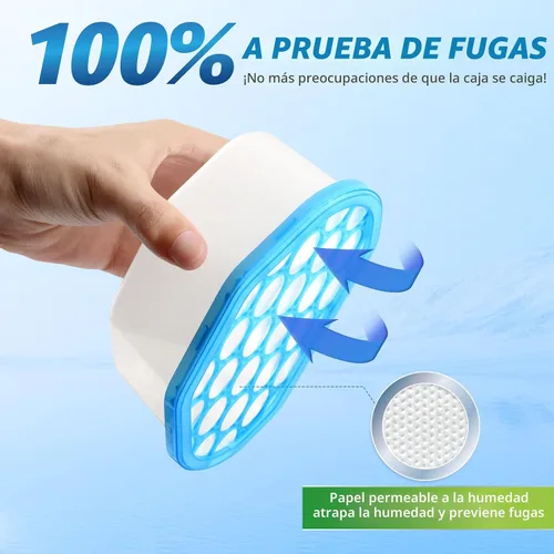 Vista 6 de Ksend Absorbentes de humedad, paquete de 12, deshumidificador compacto para armario, cajas absorbentes de humedad eficientes, absorbente de humedad
