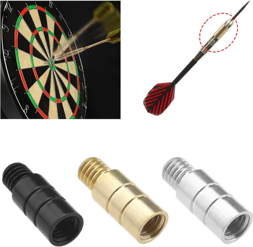 Vista 3 de ECSiNG Pesas de dardos de latón de 2BA, 12 unidades, pesas de barril de dardos de latón de precisión, accesorios para sala de juegos, dormitorio