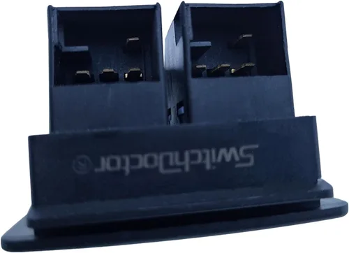 Vista 2 de SWITCHDOCTOR Juego de interruptor principal de ventana y pasajero delantero para Volkswagen Beetle 1998-2007 (1C0959527)