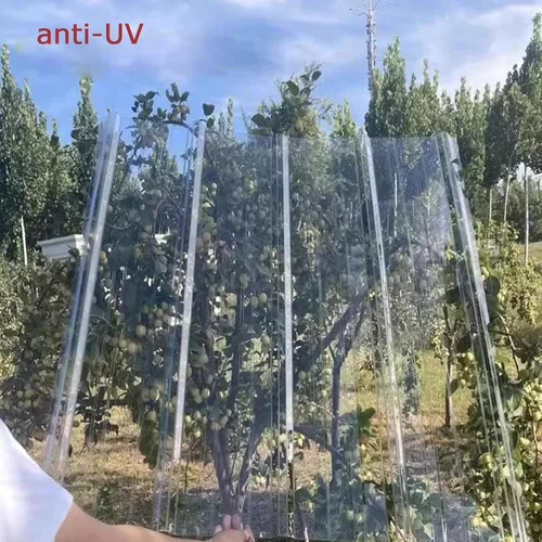 Vista 3 de Paneles de iluminación diurna FRP de 0.087 in de grosor, hoja de techo transparente, material corrugado para techos, tablero a prueba de lluvia 1