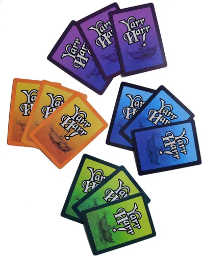 Vista 5 de YARR HARR! by Skill Board Games - Juego de cartas de estrategia ligera, barco pirata para niños y adultos, ideal para noche de juego familiar, 2-6