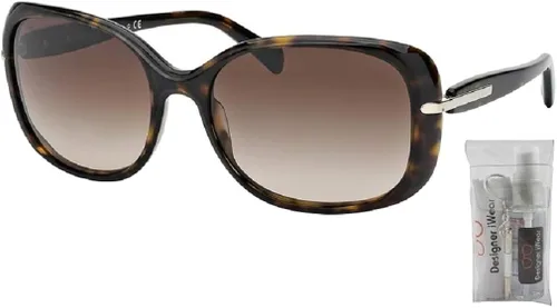 Vista 2 de Prada PR08OS CONCEPTUAL Gafas de sol rectangulares para mujereskit gratuito de cuidado de gafas